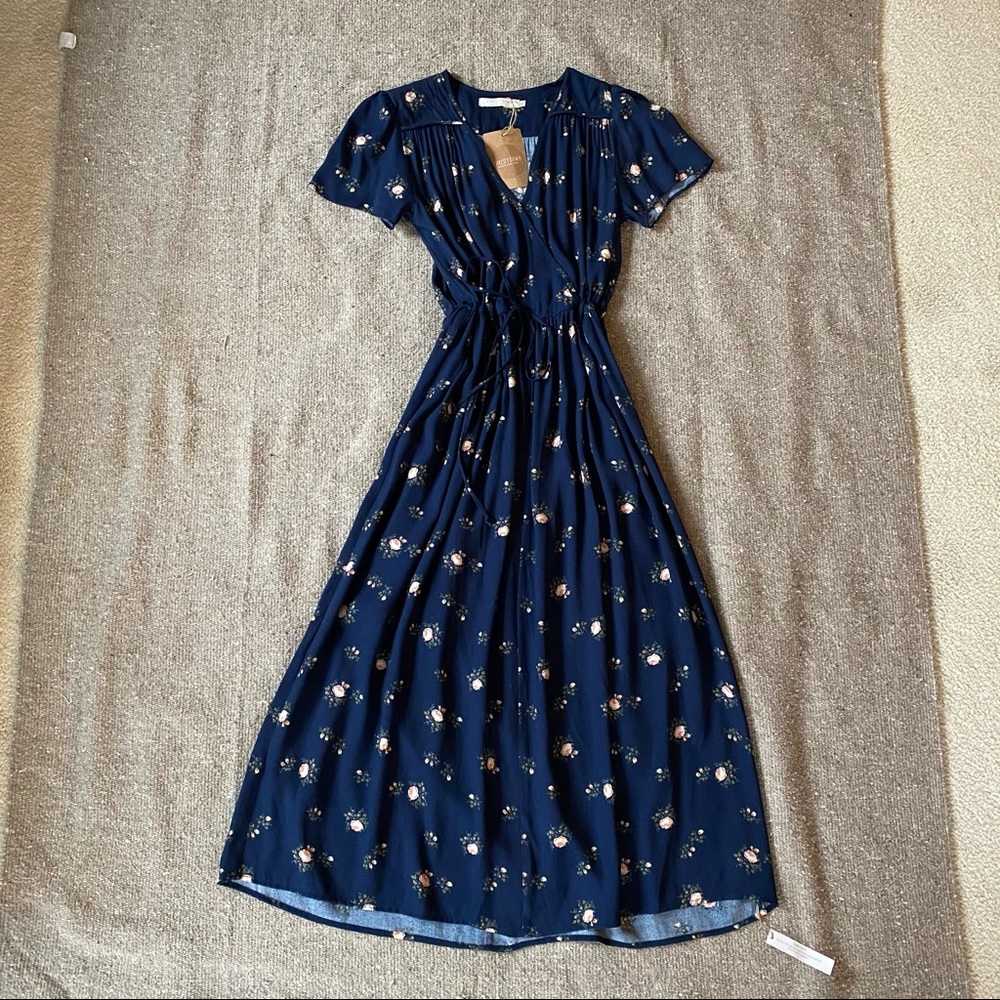 CHRISTY DAWN The Dawn Dress Navy Floral Midi BNWT